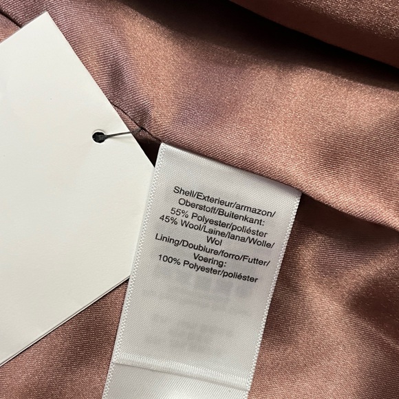 NWT - DKNY Women’s Wool Blended Single Breasted Boucle Walker Coat - Size XL - Picture 15 of 15